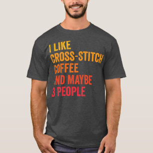 Camiseta Me Gusta El Cruzado Y El Café Quizá 3 Personas