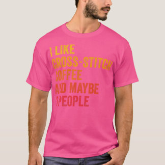 Camiseta Me Gusta El Cruzado Y El Café Quizá 3 Personas