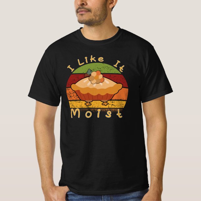 Camiseta Me Gusta El Día De Gracias Moist (Anverso)