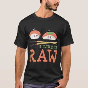 Camiseta Me Gusta El Diseño De Sushi Kawaii