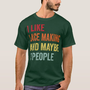 Camiseta Me Gusta El Encaje De 3 Personas