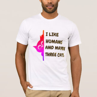 Camiseta Me gusta el gato que espía béisbol