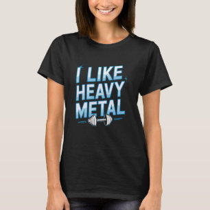Camiseta Me gusta el heavy metal, entrenador personal de fi