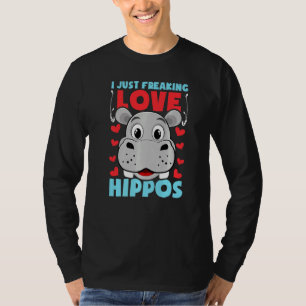 Camiseta Me Gusta El Hocico De Hippos Gracioso Hippo Cita H