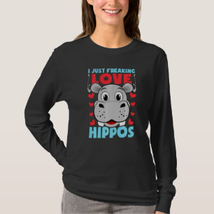 Camiseta Me Gusta El Hocico De Hippos Gracioso Hippo Cita H