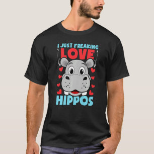 Camiseta Me Gusta El Hocico De Hippos Gracioso Hippo Cita H