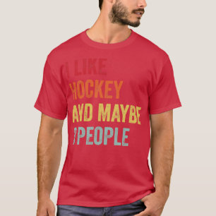 Camiseta Me Gusta El Hockey Tal Vez 3 Personas 1
