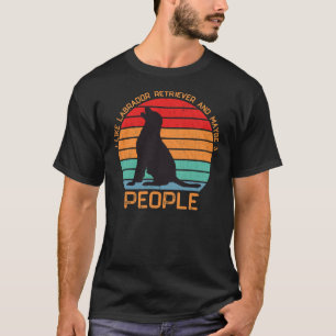 Camiseta Me Gusta El Labrador Recuperador Y Quizá 3 Persona