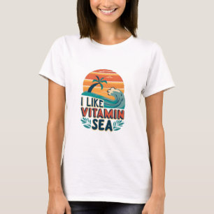 Camiseta Me Gusta El Mar De La Vitamina, Los Vasos Del Mar,