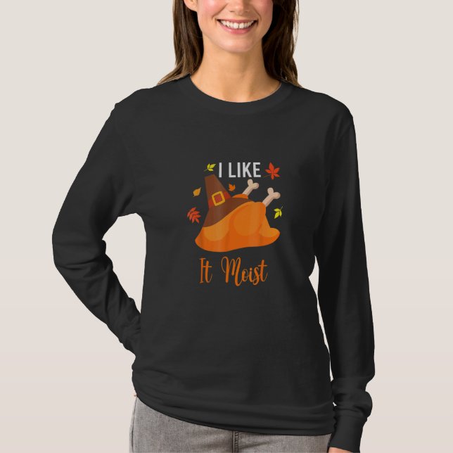 Camiseta Me Gusta El Moist Thankding Costume Turquía Leg D (Anverso)