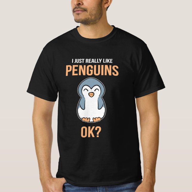 Camiseta Me Gusta El Pingüino (Anverso)