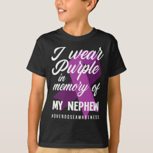 Camiseta Me Gusta El Púrpura En Memoria De Mi Sobredosis De