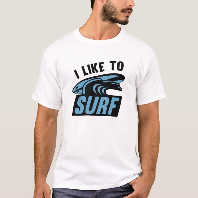 Camiseta Me Gusta El Surf (Anverso)