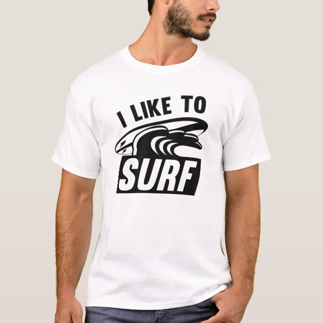 Camiseta Me Gusta El Surf (Anverso)