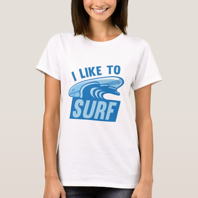 Camiseta Me Gusta El Surf (Anverso)