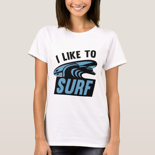 Camiseta Me Gusta El Surf (Anverso)