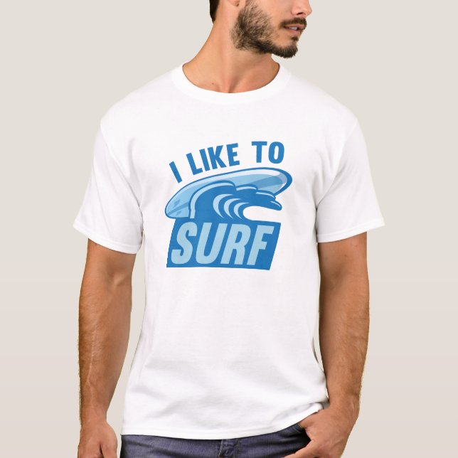 Camiseta Me Gusta El Surf (Anverso)