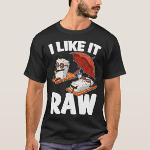 Camiseta Me Gusta El Sushi Crudo