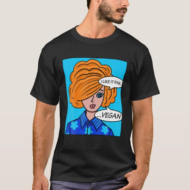 Camiseta Me Gusta El Vegan En Bruto (Anverso)