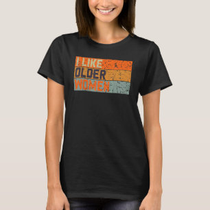 Camiseta Me Gusta El Vestido De Las Mujeres Mayores