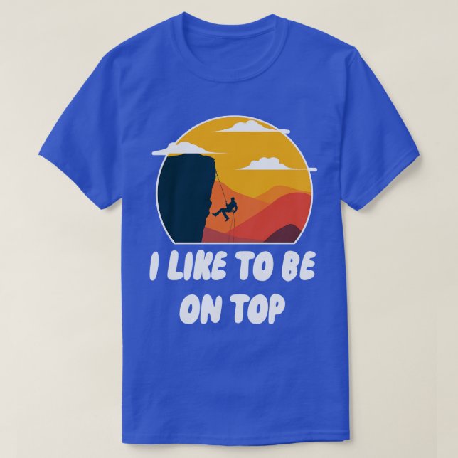 Camiseta Me Gusta Estar Arriba (Diseño del anverso)