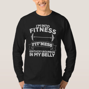 Camiseta Me Gusta Fitness Fit Kentucky Bourbon En Mi Bel