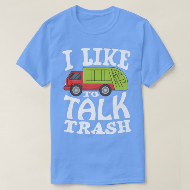 Camiseta Me gusta hablar basura para un Baño de Ventiladore (Diseño del anverso)