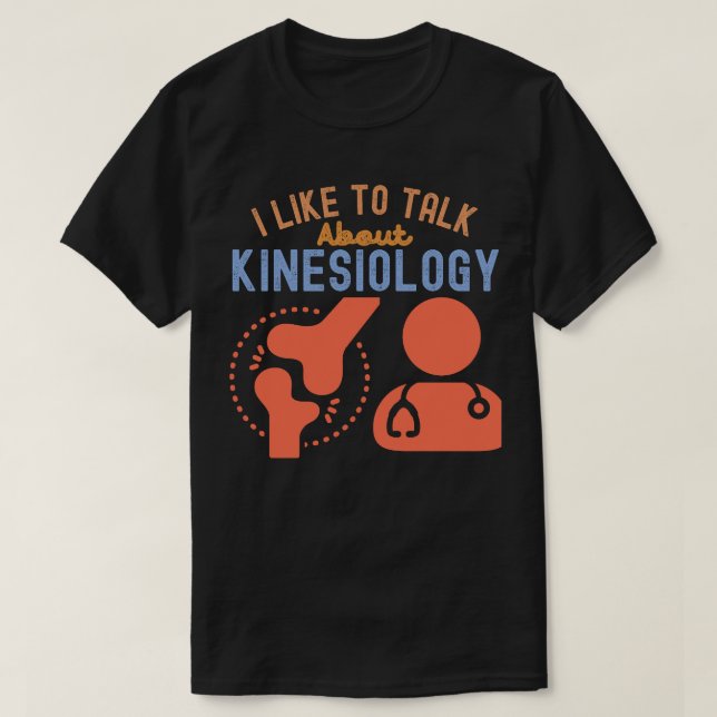 Camiseta Me gusta hablar de kinesiología (Diseño del anverso)