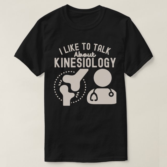 Camiseta Me gusta hablar de kinesiología (Diseño del anverso)