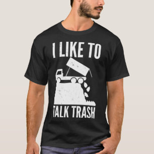 Camiseta Me Gusta Hablar De Trabajo Sanitario En Camión De
