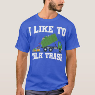 Camiseta Me Gusta Hablar De Trabajo Sanitario En Camión De 