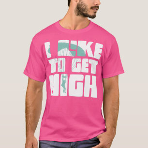 Camiseta Me Gusta Hacer Skydiving De Alta Retro