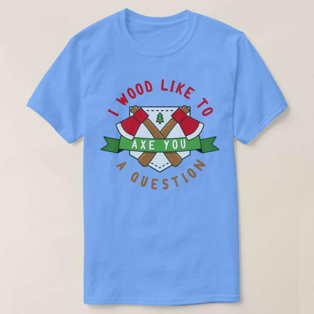 Camiseta Me gusta hacerte una pregunta (Diseño del anverso)