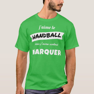 Camiseta Me gusta HANDBALL pero me gusta especialmente MARK