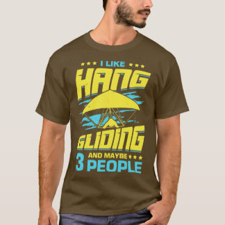 Camiseta Me Gusta Hang Glip Y Quizá 3 Personas