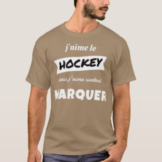 Camiseta Me gusta HOCKEY pero me gusta especialmente MARK