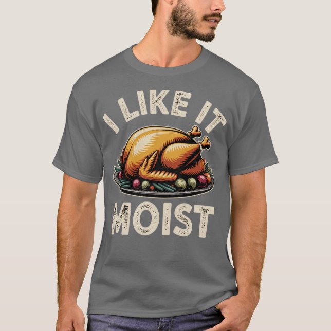 Camiseta Me gusta húmedo (Anverso)
