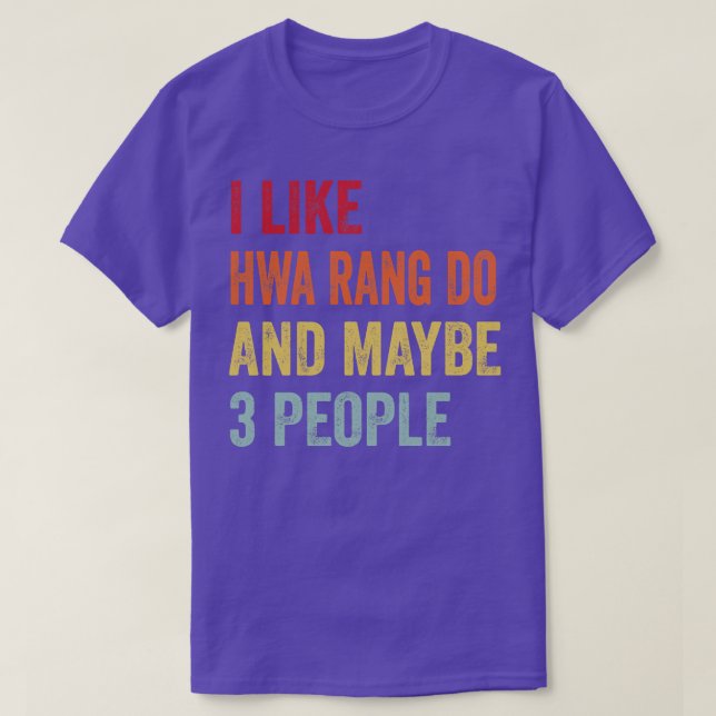 Camiseta Me Gusta Hwa Rang Quizás 3 Personas (Diseño del anverso)