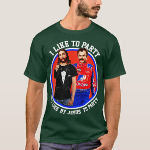 Camiseta Me Gusta Imaginar A Jesús En Un Tejido De Tuxedo