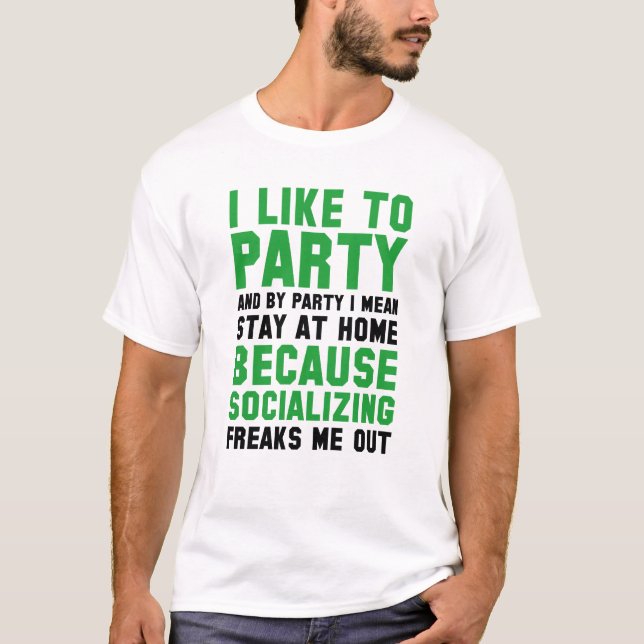 Camiseta Me Gusta Ir De Fiesta (Anverso)