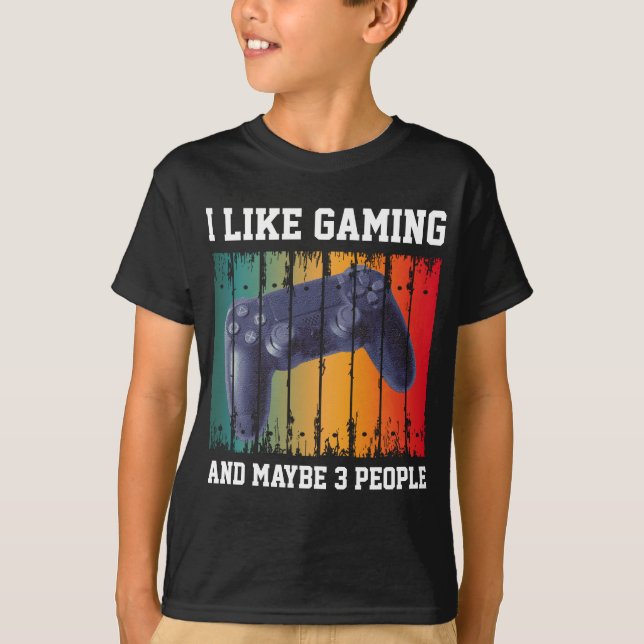 CAMISETA ME GUSTA JUEGAR Y QUIZÁS A 3 PERSONAS (Anverso)