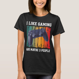 CAMISETA ME GUSTA JUGAR Y QUIZÁS 3 PERSONAS