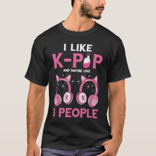 Camiseta Me Gusta K Pop 3 Personas Música Coreana K Pop Mus
