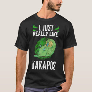 Camiseta Me gusta Kakapos Nueva Zelanda Parrot Kakapo