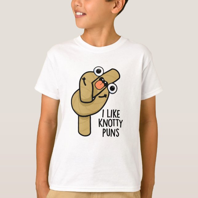 Camiseta Me Gusta Knotty Puns Funny Rope Pun (Anverso)