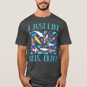 Camiseta Me gusta Kois ok Vintage Japan Pond Fish