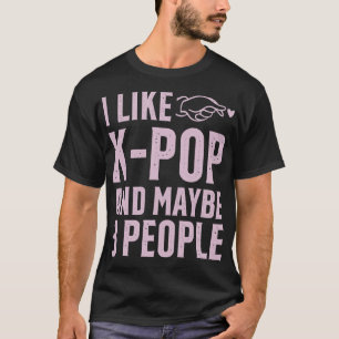 Camiseta Me Gusta KPOP Y Quizá 3 Personas