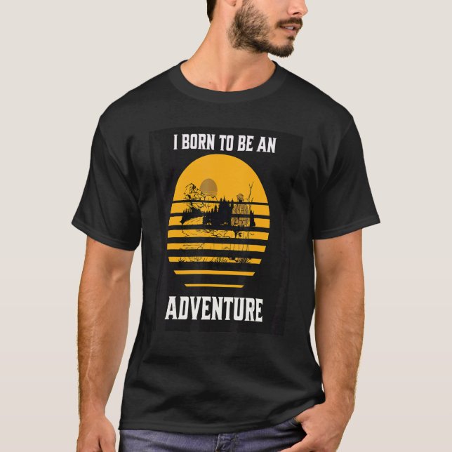 Camiseta Me gusta la actividad en la montaña como una avent (Anverso)