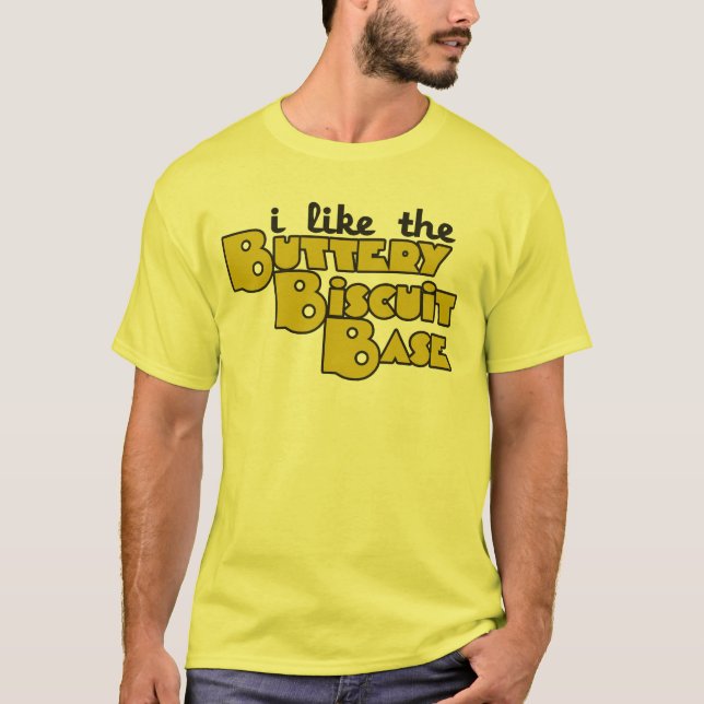 Camiseta Me gusta la base de galletas de la mantequilla (Anverso)