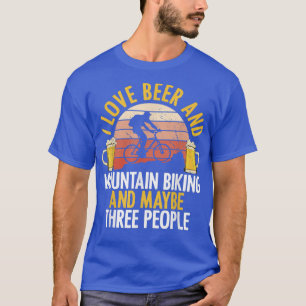 Camiseta Me Gusta La Bebida De Cerveza Y El Introvertido En